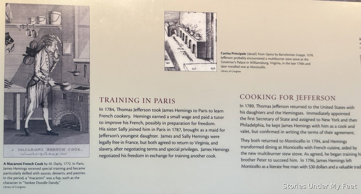 A Monticello exhibit on James Hemings, the enslaved cook Jefferson had trained in Paris